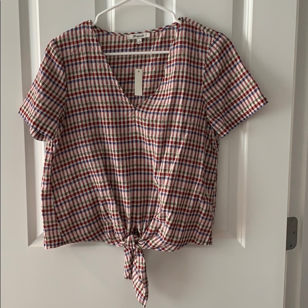 Madewell NWT plaid shirt